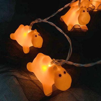 5.4 FT Cute Animal Camel String Lights,10 LED Camel Fairy Light Camel Lamp Battery Operated for Home Party Christmas Camping Decoration (Camel)