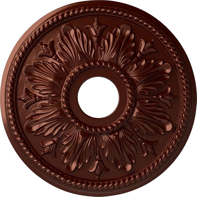 Ekena Millwork CM18ED1ACS Edinburgh Ceiling Medallion, Antique Copper