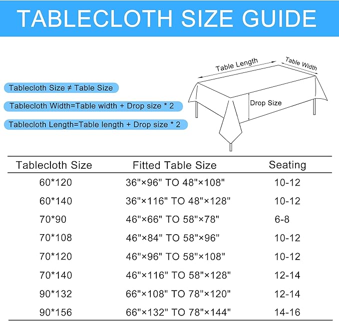 Hiasan Faux Linen Rectangle Tablecloth - Wrinkle and Stain Resistant Washable Table Cloth for Kitchen Dining Room Holiday Table Cover for Party Dinner, Stone, 70 x 140 Inch