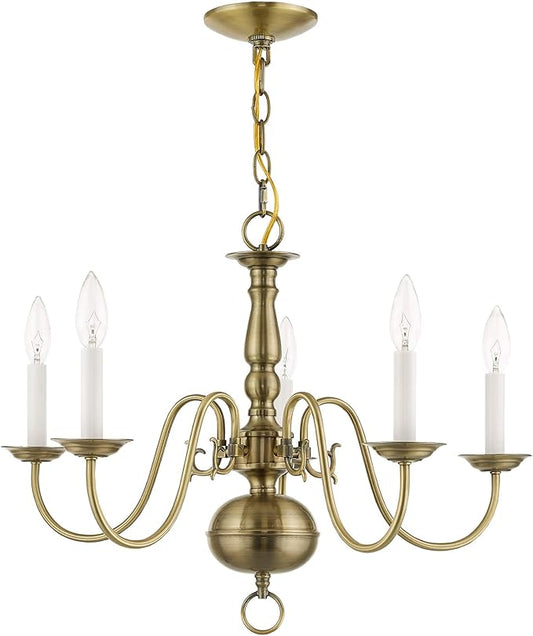 Livex Lighting 5005-01 Williamsburgh Chandelier