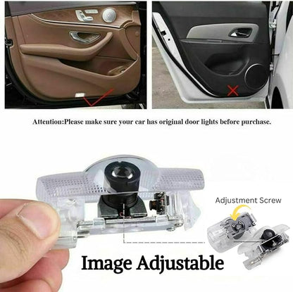 LED Car Door Light Logo Projector (Blue) Welcome Courtesy Light for Toyota Highlander 4runner Avalon Camry Corolla Land Cruiser Prius Sequoia Sienna Tundra Venza Accessories.