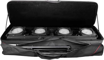CHAUVET DJ – 4Bar ILS LED Wash Light System | 15-Channel DMX-512 RGB Control, 4 Adjustable PAR Heads | Tripod Stand, Wireless Foot Switch & Carry Bags Included | D-Fi USB Compatible