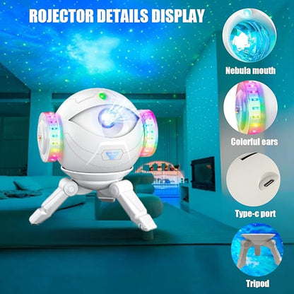 Star Projector Galaxy Night Light, Astronaut Space Projector with 8 Colors LED Nebula, Starry Ceiling LED Lamp with Remote, Adjustable Head Angle & Brightness,Kids Room Decor, Christmas Birthday Gifts