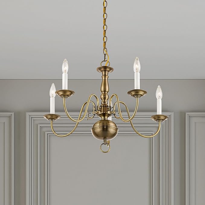 Livex Lighting 5005-01 Williamsburgh Chandelier