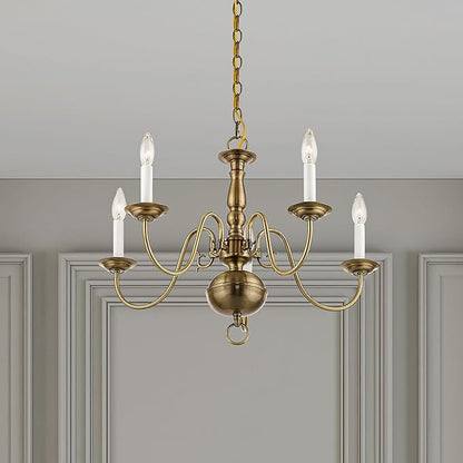 Livex Lighting 5005-01 Williamsburgh Chandelier