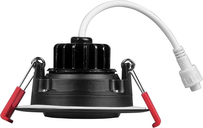 NICOR Lighting DGD311203KRDBK LED Downlights, Black
