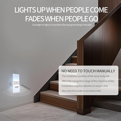 Battery Sconces Wall Decor Set Of 2, Motion Sensor Light Idoor Wireless Dimmable Wall Lamp With button switch, Cold White Magnetic Stick On Lights For Wall,Wall Lights For Bedroom,Hallway,Stair