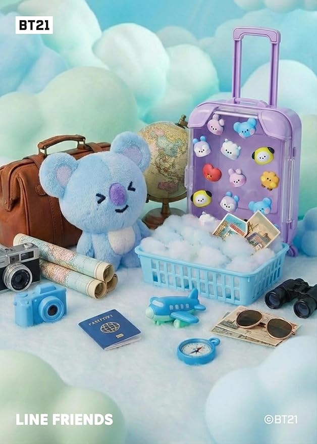 Line Friends Official BT21 mini BIG & TINY Edition Luggage - KOYA