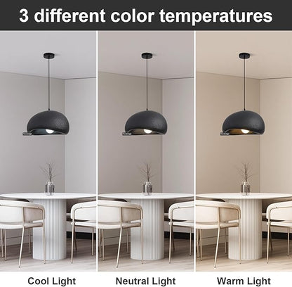15.7in Wabi Sabi Pendant Light, Kitchen Island Lighting Fixture Ceiling Mount Japanese Lamp Japandi Chandelier for Dining Living Room Hallway Bedroom Restaurant Hanging Lamp, Black 1 Pack