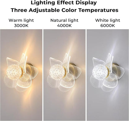 Wall Lamps for Bedroom with Bathroom Light Fixtures, Wall Lights for Living Room with 3 Color 3000K-6000K, Gold Modern LED Wall Sconce Light for Bedroom Living Room Corridor Vanity Hallway