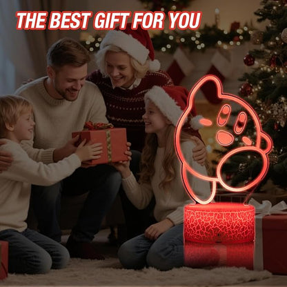 Creative Night Light 3D Lamp Room Decor 16 Colors Changing Gifts for Christmas Birthday