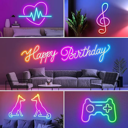 SINLEY Led Neon Rope Lights 20FT,Control with App/Remote,Flexible Led Rope Lights,Multiple Modes,IP68 Outdoor RGB Neon Lights Waterproof,Music Sync Gaming Led Strip Lights for Bedroom Indoor