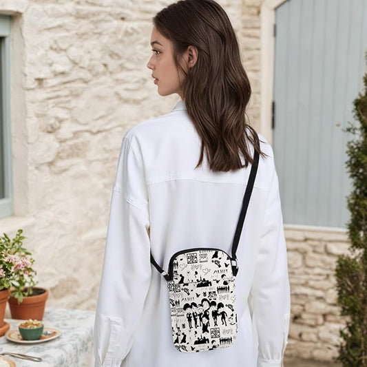 TSOTMO K-pop Characters Bag Music Lover Gift K-Pop Boygroup Crossbody Bag for Korean Group Member Merchandise