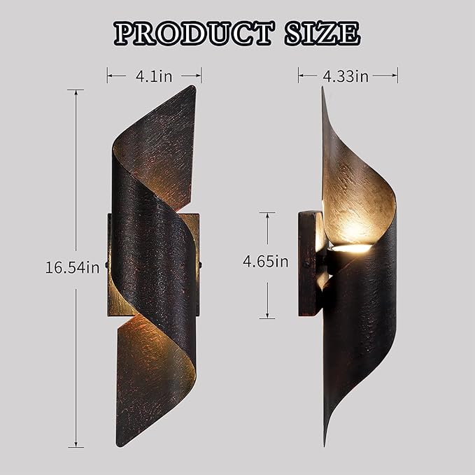 LED Up Down Wall Light, Porch Light, Exterior LED Wall Mounted Light, Modern Outdoor Wall Sconce, Light Fixture for Indoor and Outdoor