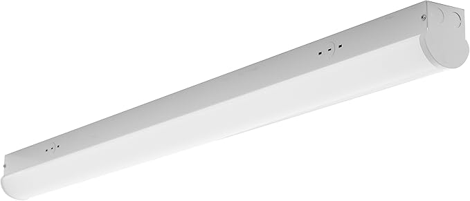 Sunlite 85210-SU 20W 4000K Ceiling Flush Mount 2' LED Garage Linear Wraparound Strip Lighting Fixture, Cool White