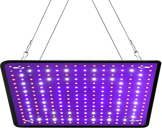 600W Full Spectrum LED Grow Light for Indoor Plants-UV Grow Lamp, Seed Starting Seedlings Vegetable Pepper Hanging Growing Lamps