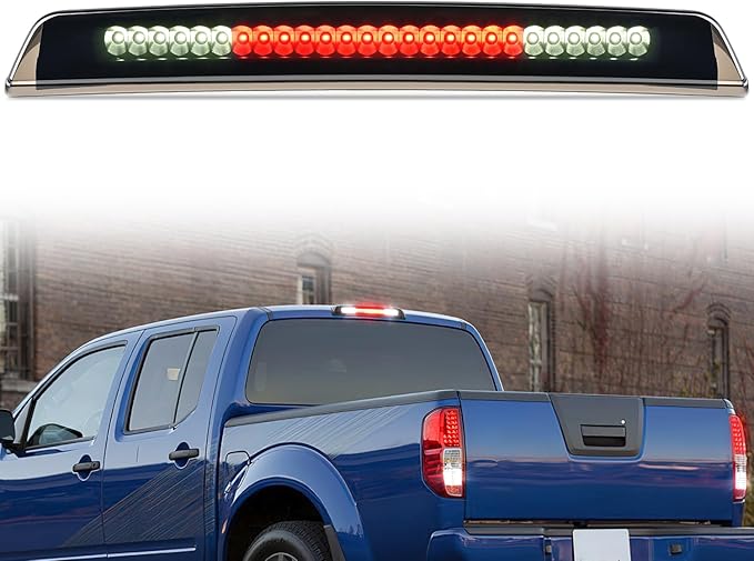 Nilight Third Brake Light Tail High Mount 3rd Stop Cargo Reverse Lights Smoked Lens Compatible with Nissan Titan 2004-2015 Nissan Frontier 2005-2016 Pickup Truck Rear Cab Lamp