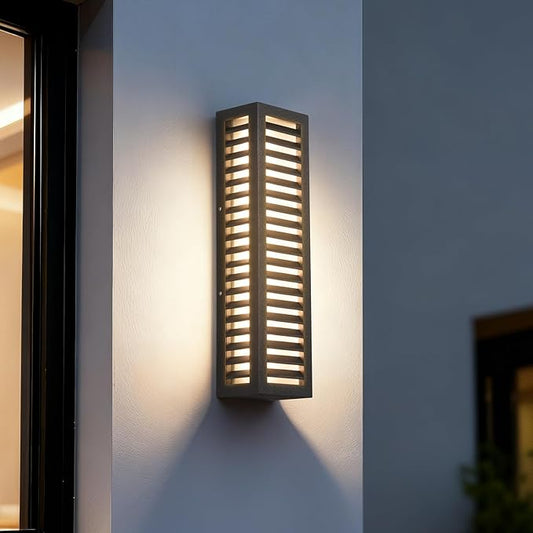 MVBT Outdoor Wall Lights, 20" Large Front Porch Light Fixtures Waterproof, 3000K Modern Outdoor Sconce Lights Hardwired, Patio Wall Light Fixture for House Outside Garage Doorway Hallway Garden