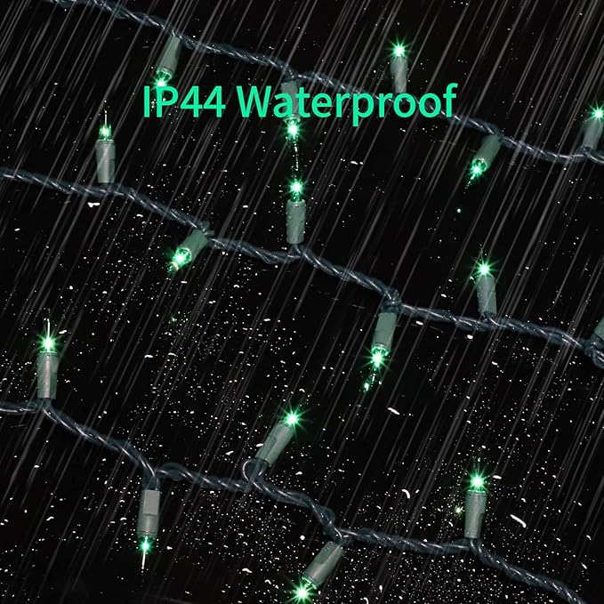 Green Wire,Green,Incandescent Bulb 100 Mini String Lights for Indoor Christmas Tree Garland Birthday Wedding Party Festival Decoration