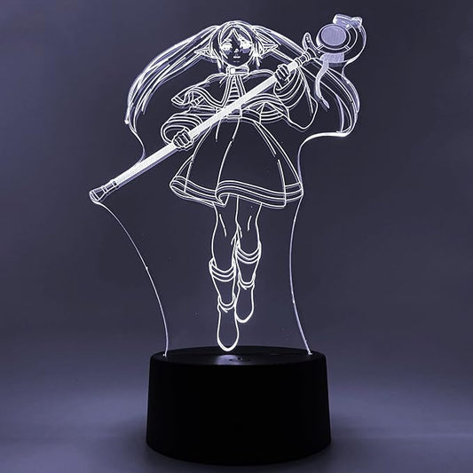 Otaku Lamps Frieren Frieren – Anime Night Light, 16 Color RGB LED – Gift for Otaku