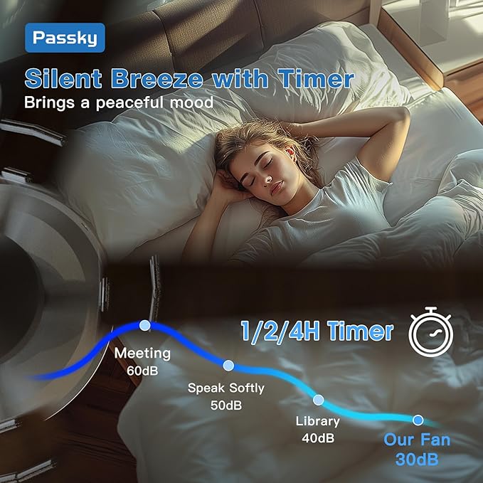 Passky Ceiling Fans with Lights, 52 inch Flush Mount Ceiling fan with Remote Control, Low Profile Silver Ceiling Fan for Bedroom, Farmhouse, Reversible, 3CCT, Dimmable, Noiseless DC Motor