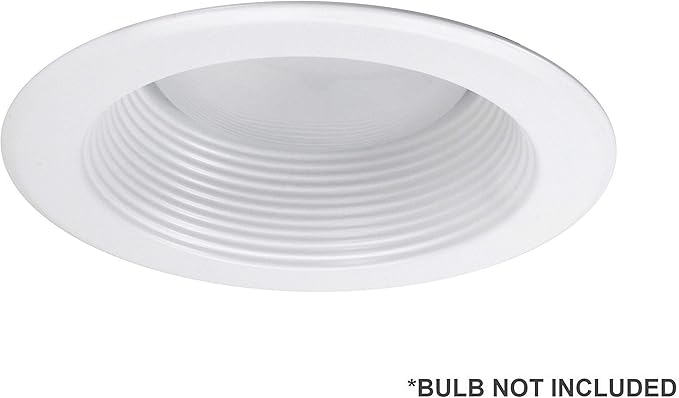 NICOR Lighting 15512WH Recessed Trims, White, 5 Inches