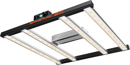Spider Farmer SE3000 LED Grow Light, 300W Dimmable Full Spectrum, 3x3ft Coverage, App Control & Dimming Daisy Chain Bar Style Grow Lamp for Indoor Plants