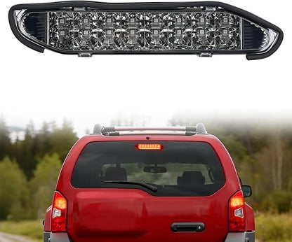 Nilight Third Brake Light Tail High Mount 3rd Stop Lights Smoked Lens Compatible with Nissan Xterra 2000 2001 2002 2003 2004 Van SUV Rear Center Cab Lamp