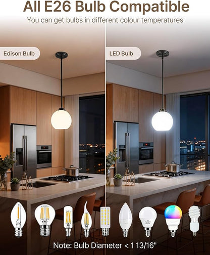 Majade Globe Pendant Lights Kitchen Island Pendant Light Fixtures 7.4 Inch Black Mid Century Modern Globe Pendant Lighting with Milk Glass Adjustable Hanging Light Fixtures for Dining Room living room