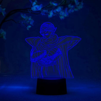 Otaku Lamps Piccolo Dragon Ball Super – Anime Lamp Figure Night Light, 16 Color RGB LED – Remote, 3D Anime Room Décor Gift for Otaku