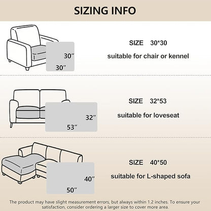 gogobunny 100% Double-Sided Waterproof Dog Bed Cover Pet Blanket Sofa Couch Furniture Protector for Puppy Large Dog Cat, Reversible (40x50 Inch (Pack of 1), Dark Chocolate/Light Chocolate)