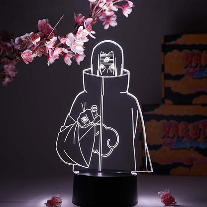Otaku Lamps Itachi Genjutsu Naruto – Anime Night Light, 16 Color RGB LED – Gift for Otaku