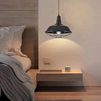 Black Pendant Light, Modern Large Pendant Light 14.1" 3 Packs, Kitchen Pendant Lights, Farmhouse Pendant Lights Kitchen Island for Kitchen, Living Room, Bedroom