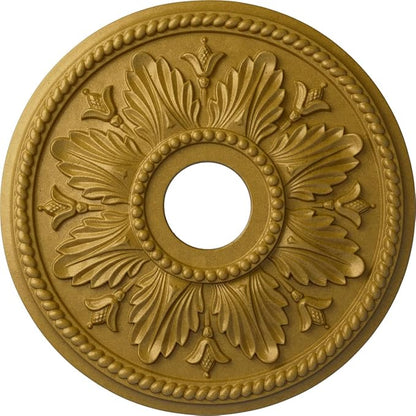 Ekena Millwork CM18ED1PGS Edinburgh Ceiling Medallion, Pharaohs Gold