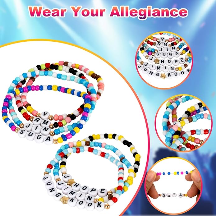 for Merch Bracelet for Fans - Friendship Jewelry Gift Set(7 Pack) Birthday Gifts, Concert Accessories,Cosplay Merchandise for Fans