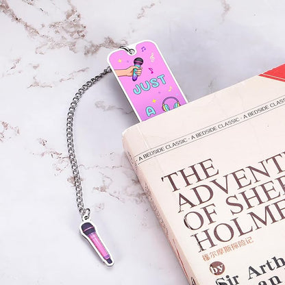 Kpop Bookmark Purple Graduation Decoration Class of 2026 - K-Pop Gift Bookmark for Kpop Music Lover, Kpop Merch, K Pop Gifts for Teen Girl Women, Korean Drama Gifts for Women Friends K-Pop Lovers Fans