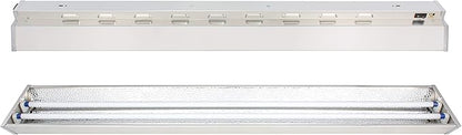 Durolux DL842N T5 4-foot 2 Fluorescent Lamps Grow Lighting System with 10000 Lumens and 6500K Full Sunlight Spectrum and Low Profile 7" Wide Reflector