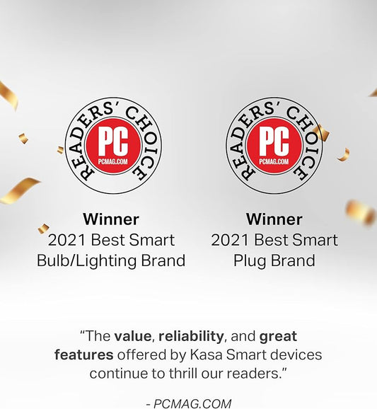 Kasa Smart Bulb,1000 Lumens Full Color Changing Dimmable Smart WiFi Light Bulb Compatible with Alexa and Google Home,11W,A19,2.4Ghz only,No Hub Required (KL135P2),White,(Pack of 4)
