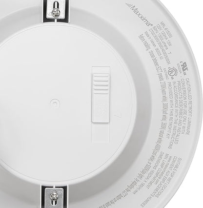 Maxxima 5 in. & 6 in. 5 CCT Retrofit Recessed LED Downlight - 1300 Lumens, E-26 Quick Connect, Dimmable, Color Selectable 2700K-5000K (2700K/3000K/3500K/4000K/5000K), for Living Rooms and Kitchens