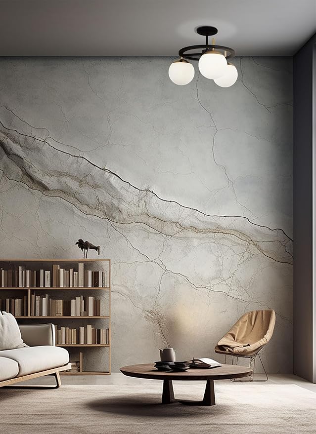 GEORGE KOVACS P1357-618 Alluria Semi-Flush, 3-Light, 225 Total Watts, 12.5-in H x 18-in W, Weathered Black with Autumn Gold