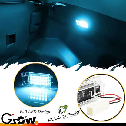 Led Luggage Compartment Light for Toyo-ta RAV4 2022 2023 2024 2025, Cargo Lamps Decorative Atmosphere Lamp, Rav4 accessories Trunk Ceiling Lighting, 1 PC, Ice Blue