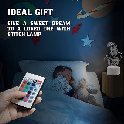 Spider Human Night Light 3D – 3D Illusion Optical Kids Night Lights for Bedroom 16 Colors with Remote 3D Illusion LED Light for Kids Spider Gifts Cute Desk Lamp Ideal Room Decor Gift