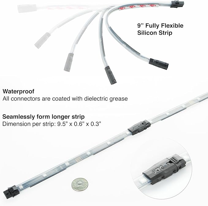 XKGLOW KS-CAR-ADVANCE LED Light Strips & Kit