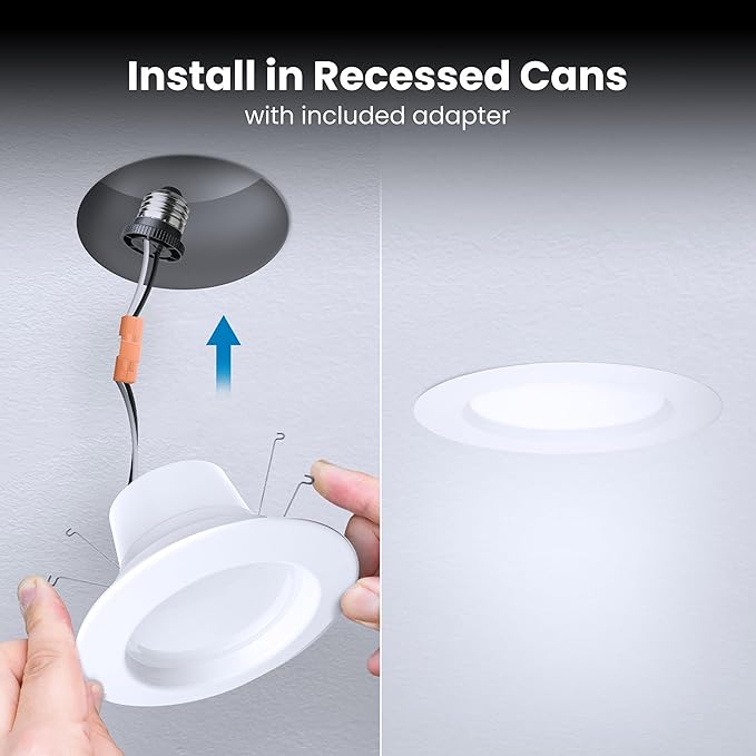 Feit Electric Canless Recessed Downlight LEDR56HO/6WYCA/6-5CCT Dimmable 1290lm - 6 Pack