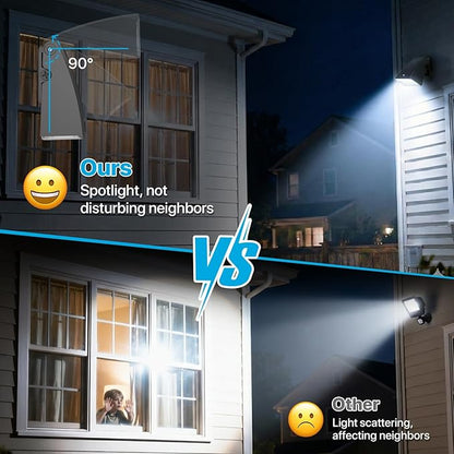 LED Wall Pack Light - 30W/40W/60W Dusk to Dawn Outdoor Lights Not Disturbing Neighbors - 𝟏𝟐𝟎𝐕 5000K IP65 Full Cut Off Down Lights with Photocell for House Yard Barn Garage Porch Warehouse - 2Pack