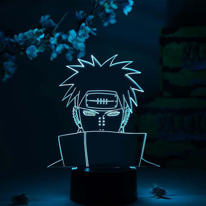 Otaku Lamps Pain Naruto – Anime Night Light, 16 Color RGB LED – Gift for Otaku
