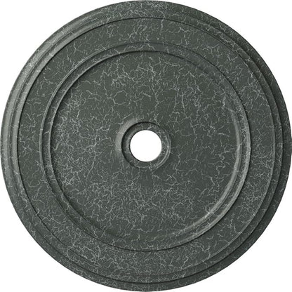 41 1/8"OD x 4"ID x 2 1/8"P Classic Ceiling Medallion (Fits Canopies up to 5 1/2"), Hand-Painted Athenian Green Crackle