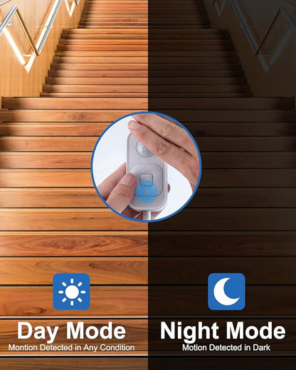 Motion Sensor LED Strip Light - Cabinet Strip Lights with 24W Plug, Dimmer and Timing, Indoor Light Strips for Kitchen Cabinets, Stair, Under Bed, Showcase, Bedroom, 9.84ft 6000K ColdWhite