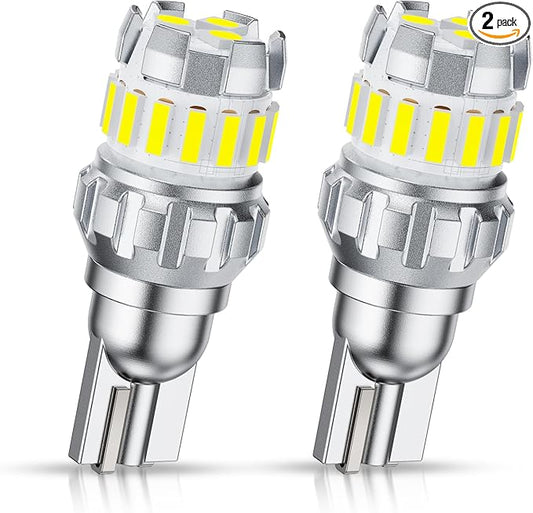 AUTOONE 921 912 LED Bulb Reverse Lights, 6500K White Super Bright T15 906 922 W16W Error Free Plug and Play LED Light Bulb for Backup Light Running Lights, Pack of 2