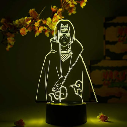Otaku Lamps Itachi Uchiha Naruto – Anime Night Light, 16 Color RGB LED – Gift for Otaku